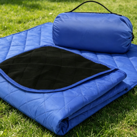 Waterproof Foldable Fleece ||Camping Blanket