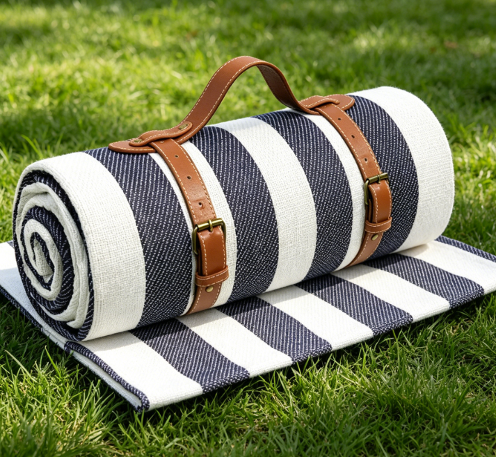 Three-Layer Extra-Thick Waterproof Picnic Blanket - Image 2