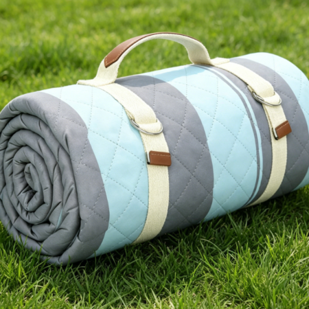 Foldable Picnic Blanket With Carry Strap