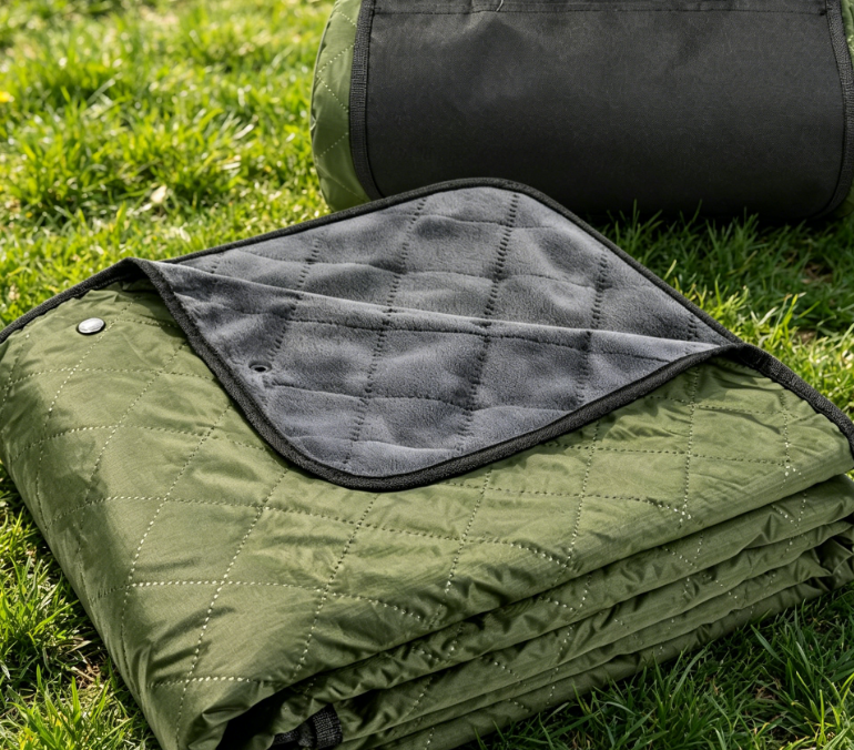 Large Fleece - Waterproof Camping Blanket