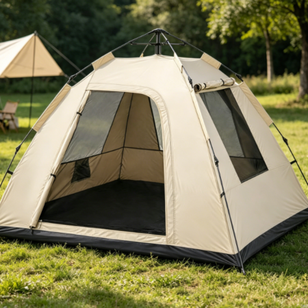 Quick-Setup 2-Person Tent — Pre-Attached Poles & Breathable