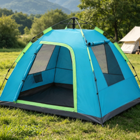 Quick-Setup 2-Person Tent — Lightweight, Breathable, & Features Hanging Hooks