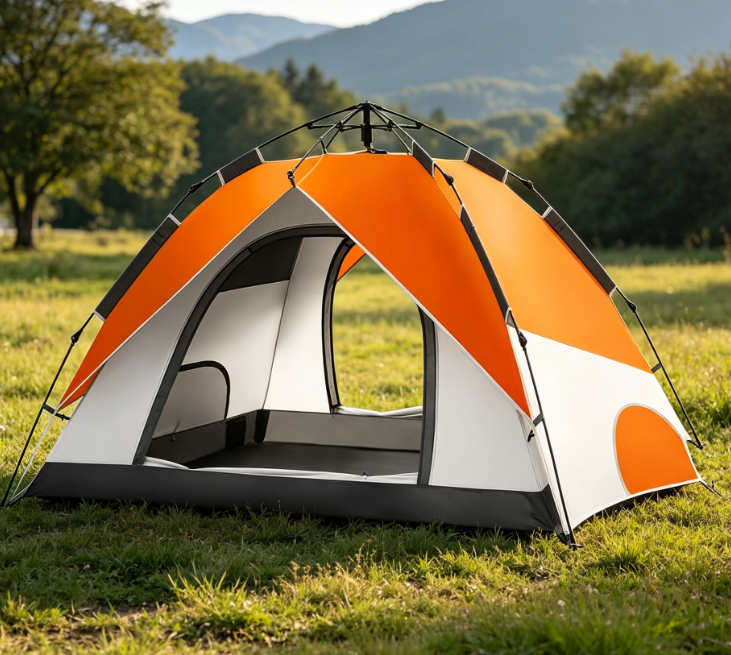 Quick-Setup Dome Tent — Windproof, Waterproof, & Dual-Door Design