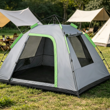 Quick-Setup 2-Person Tent — Pre-Attached Poles & Breathable