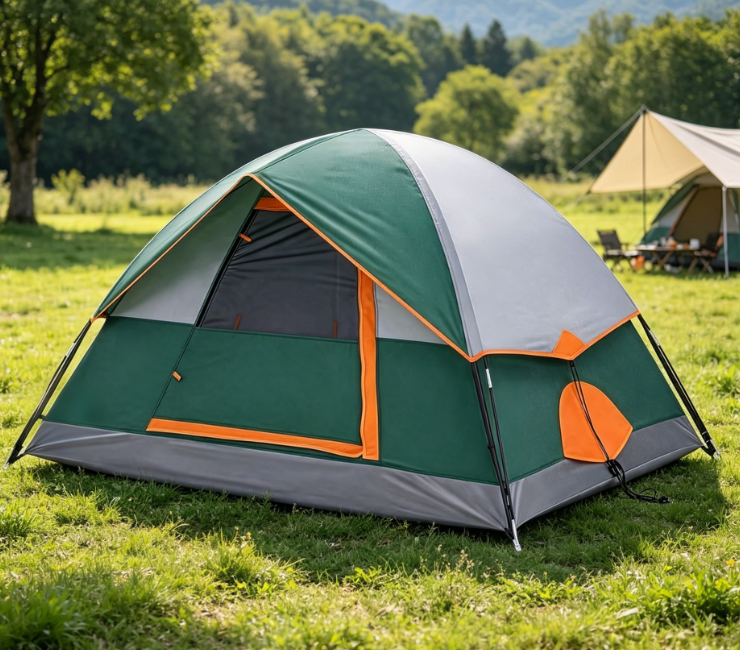 Windproof & Waterproof Dome Tent — Multi-Directional Ventilation