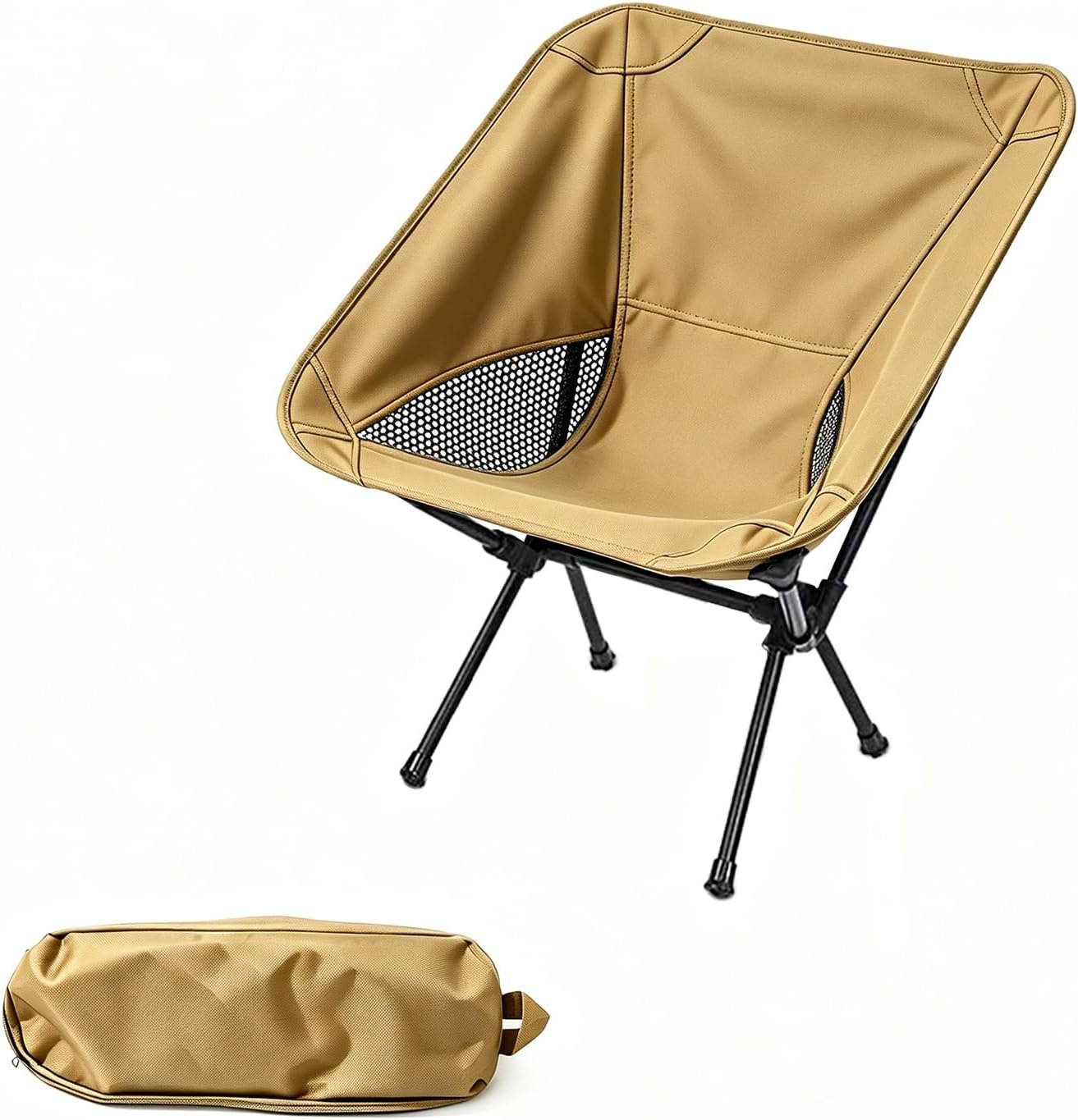 Portable, Lightweight Folding Camping Chair With Storage Bag